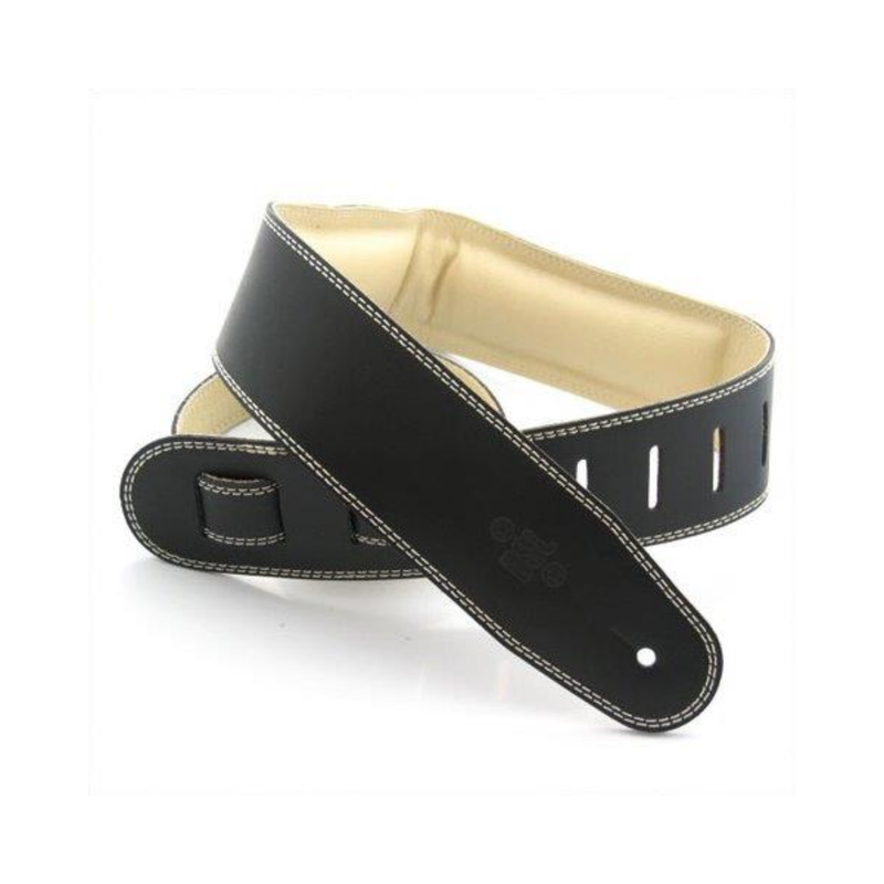 2.5 Inch Padded Garment Strap Black/Beige