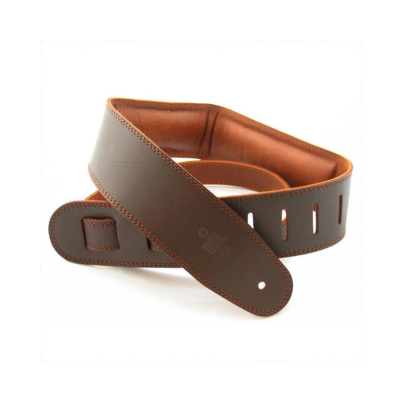 2.5 Inch Padded Garment Strap Saddle Brown/Brown
