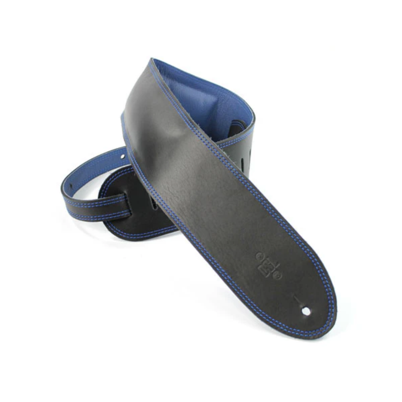 3.5 Inch Padded Garment Strap Black/Blue