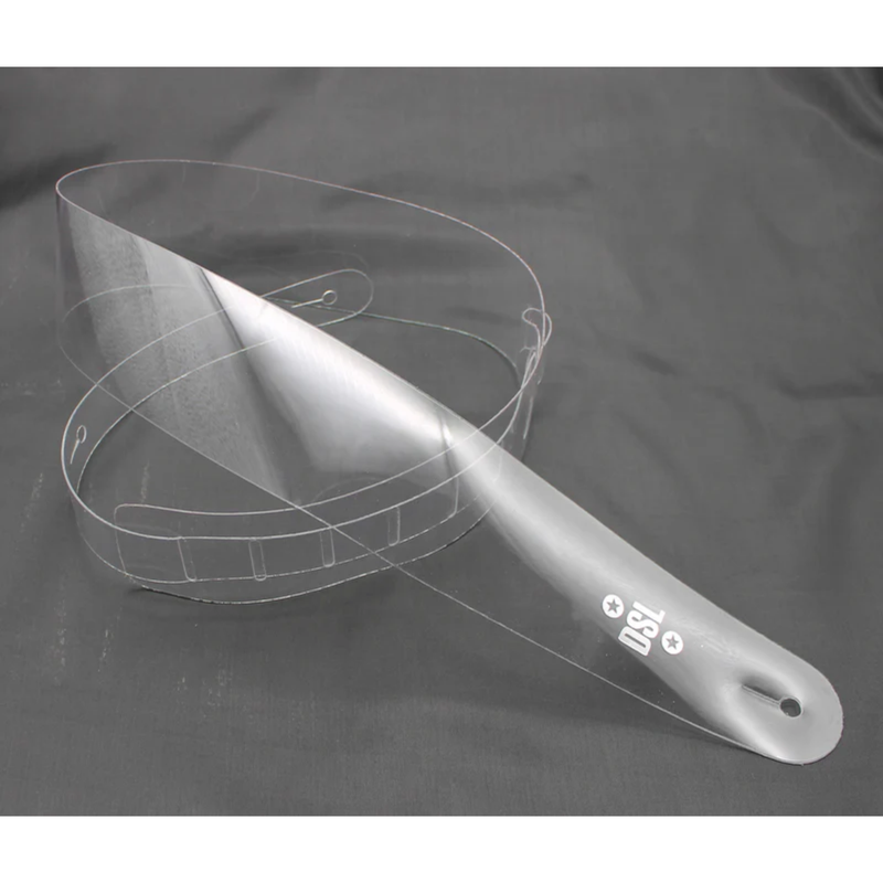 2.5" Clear PVC Strap