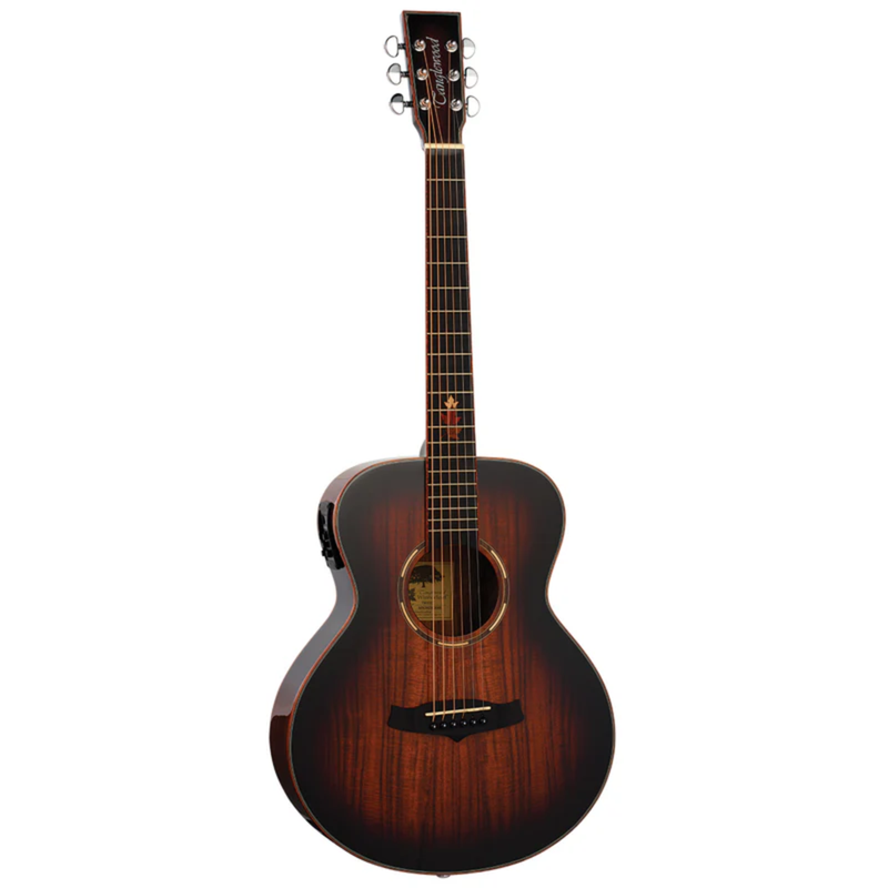 Tanglewood Winterleaf Exotic Mini All Figured Koa Autumn Burst Gloss