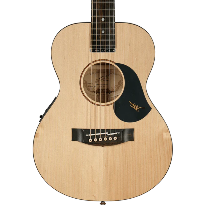 Maton EM6 Mini Acoustic Electric Guitar - Natural Satin