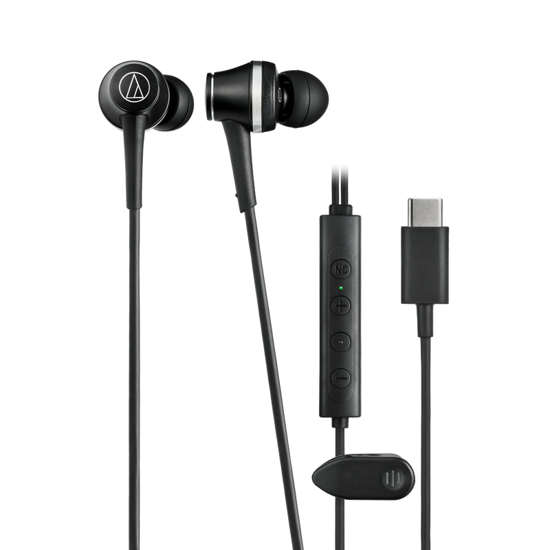 Audio-Technica Noise-Cancelling In-Ear USB-C Headphones