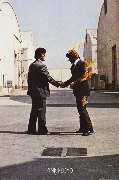 Pink Floyd Wish You Were Here Album Cover - Poster