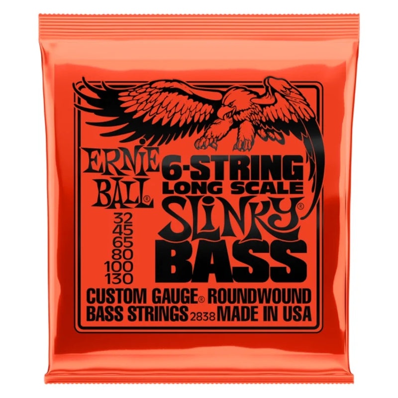 6-String Bass Guitar String Set 32-130 – Nickel Round Wound