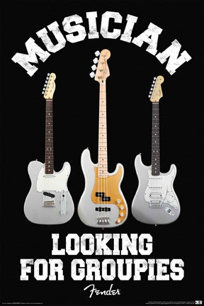 Fender Groupies - Poster