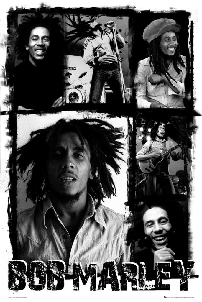 Bob Marley Photo Collage Poster - Poster