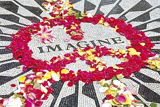 Peace Imagine John Lennon Memorial - Poster