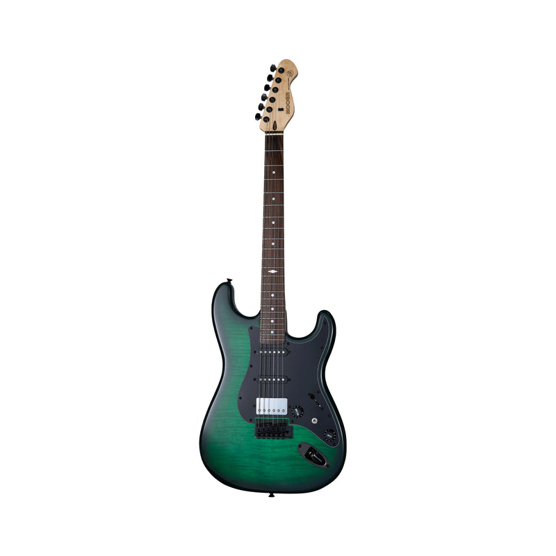 Mooer MSC31 Electric Guitar – Green Burst w/ Gig Bag