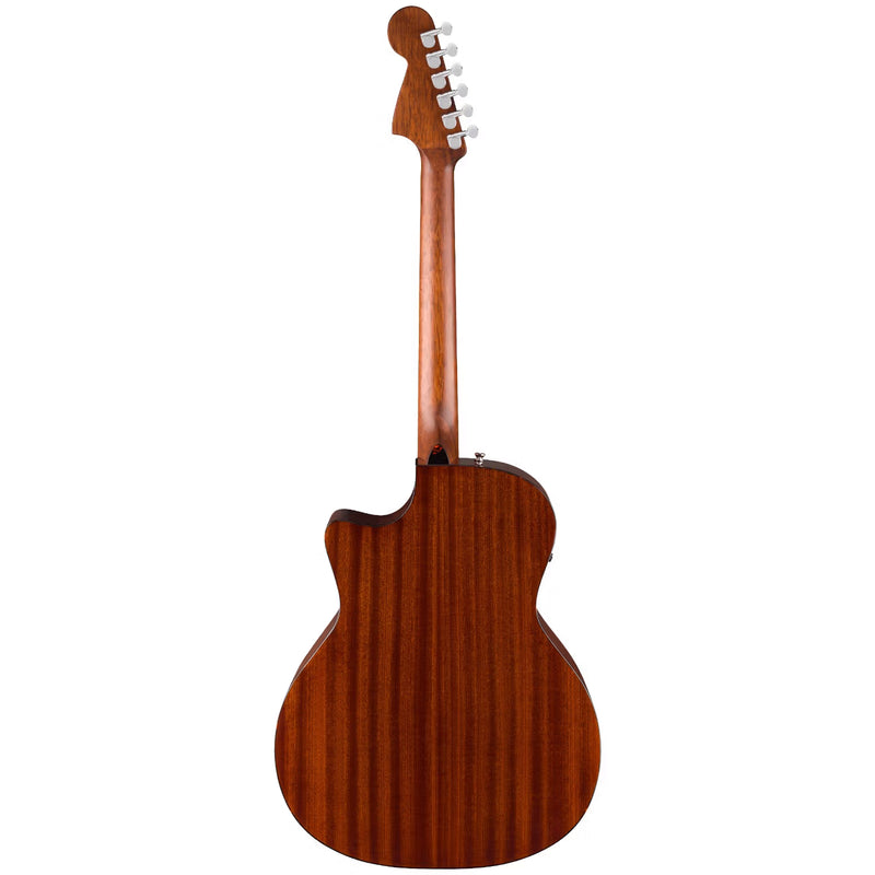Fender California Deluxe Newporter Acoustic / Electric Guitar – White Blonde