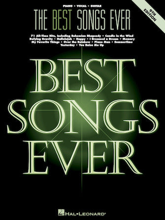 The Best Songs Ever – 9th Edition - PVG (Piano, Vocal, Guitar)