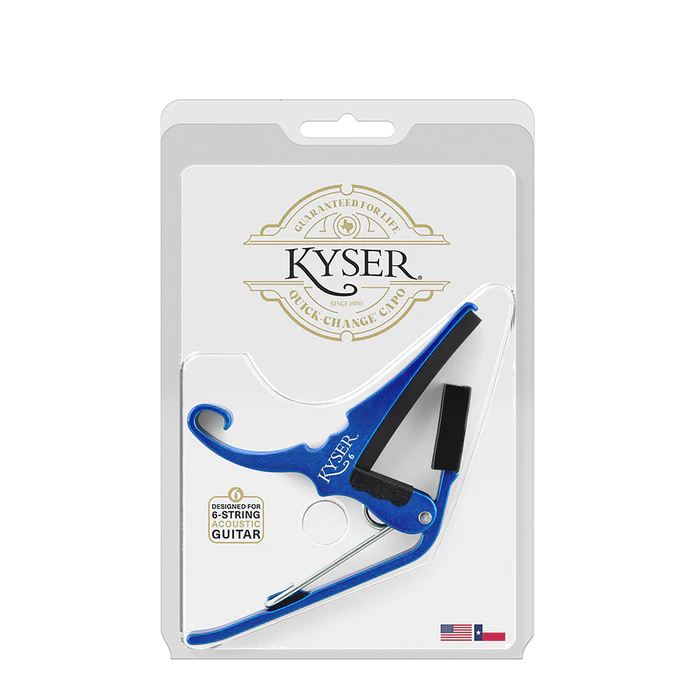 Kyser Blue Capo for Acoustic Guitars & Electric Guitars