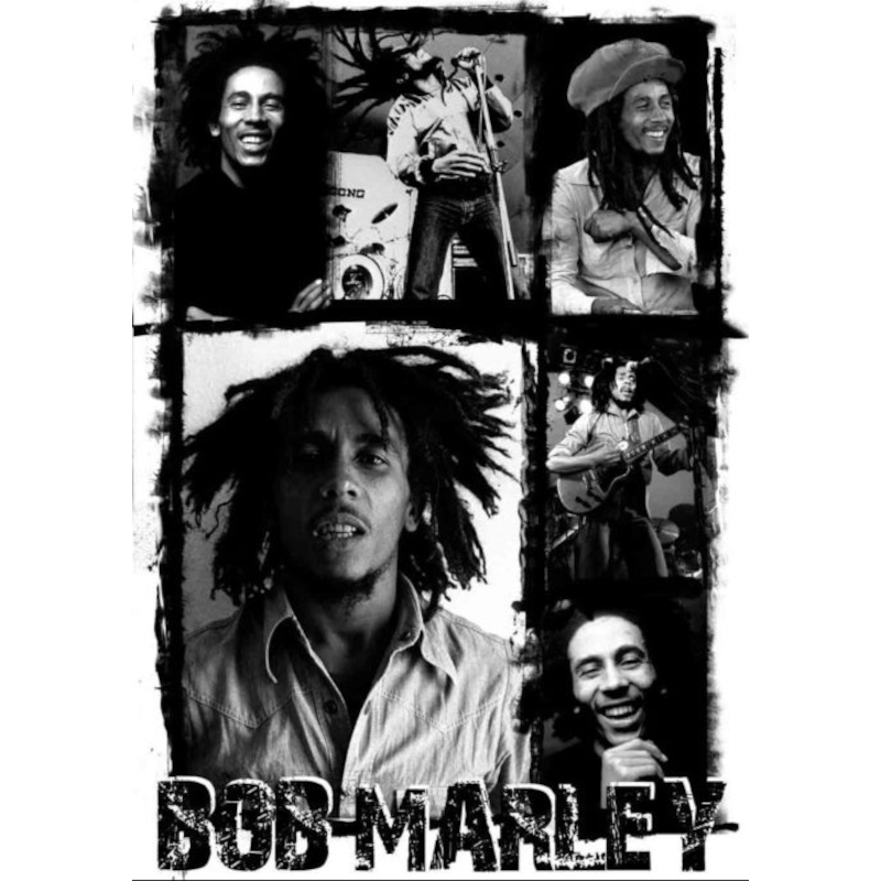 Bob Marley Photo Collage Poster - Poster