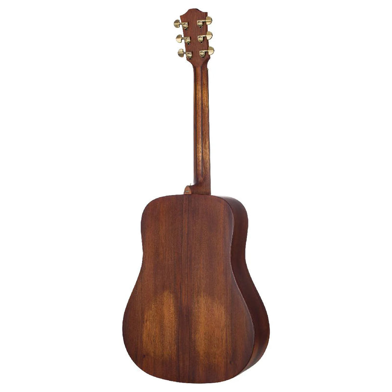 MT. Bromo Dreadnought Acoustic Guitar – Solid Top, Back & Sides with Gig Bag