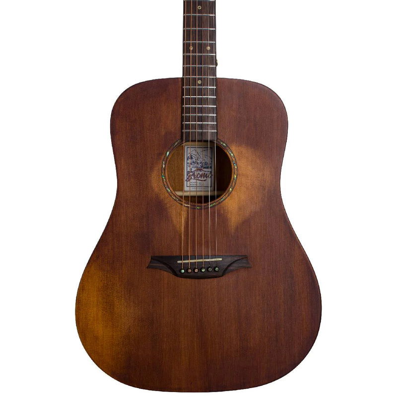 MT. Bromo Dreadnought Acoustic Guitar – Solid Top, Back & Sides with Gig Bag