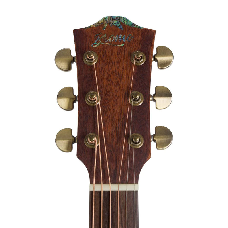 MT. Bromo Dreadnought Acoustic Guitar – Solid Top, Back & Sides with Gig Bag