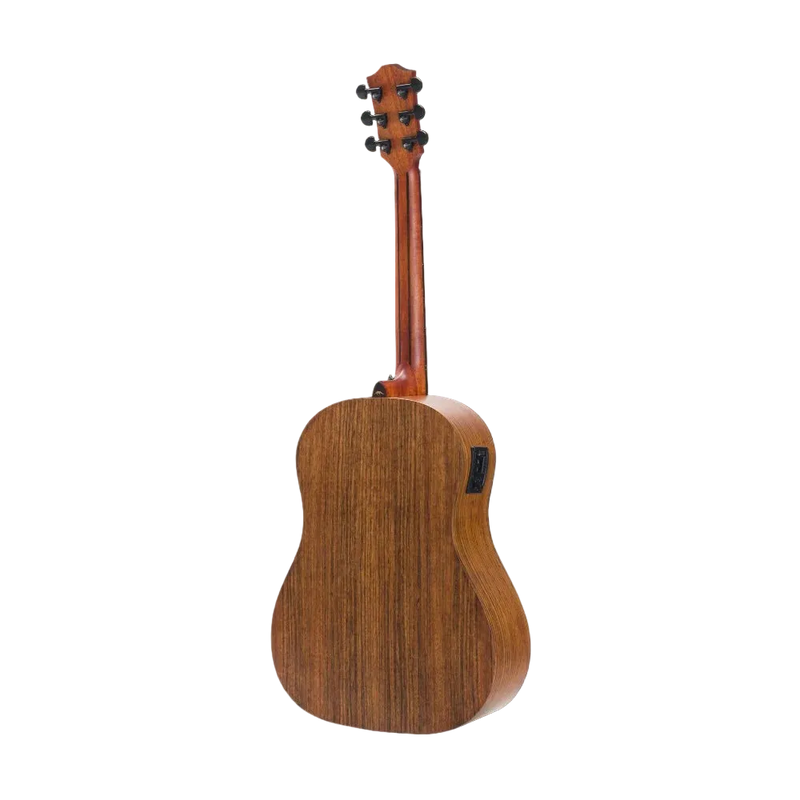 Bromo BAT9MEBK Solid Top Acoustic Electric Guitar w/ Built in Tuner