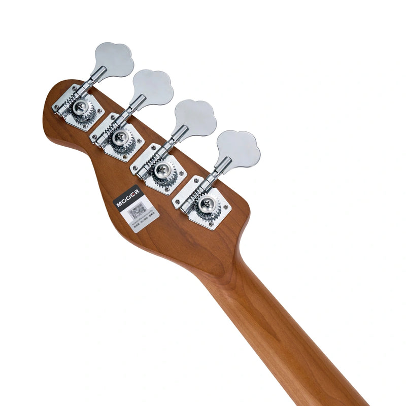 Mooer MBJ410 Bass Guitar – Metallic Blue w/ Gig Bag