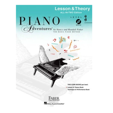 Piano Adventures All-in-Two Book 3 – Lesson & Theory