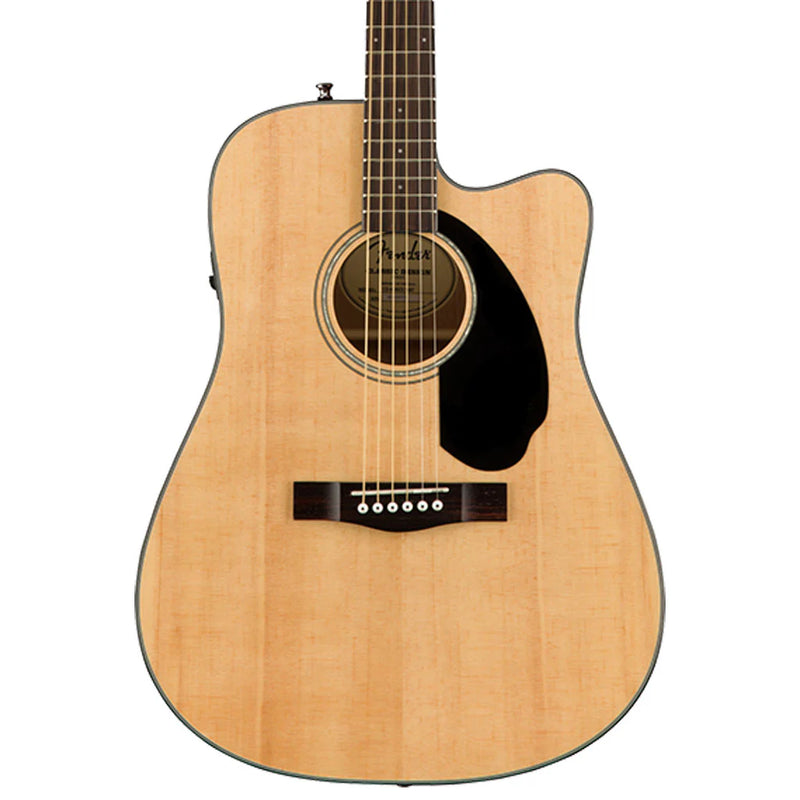 CD-60SCE Solid Spruce Top Dreadnought Walnut Fingerboard with Pickup & Cutaway - Natural