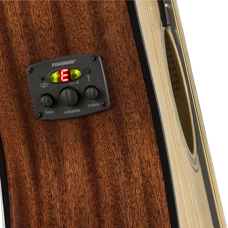 CD-60SCE Solid Spruce Top Dreadnought Walnut Fingerboard with Pickup & Cutaway - Natural