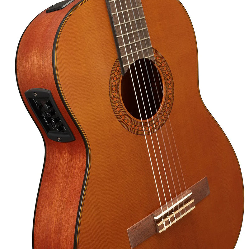 Yamaha CGX122M Acoustic Electric Classical Guitar - Solid Cedar Top