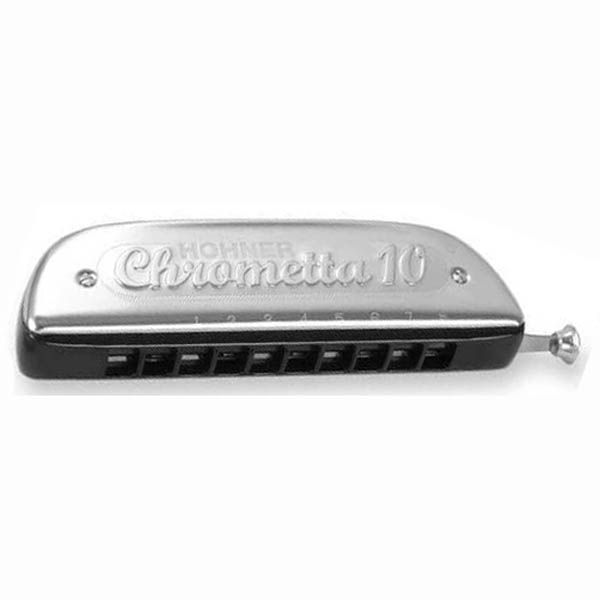 Hohner Chrometta 10 Chromatic Harmonica – Key of C