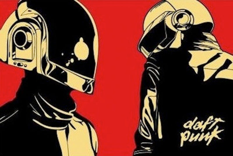 Daft Punk Red - Poster