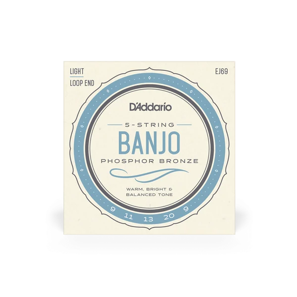Banjo 5-String Set – Phosphor Bronze Light Loop End