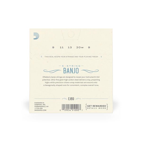 Banjo 5-String Set – Phosphor Bronze Light Loop End