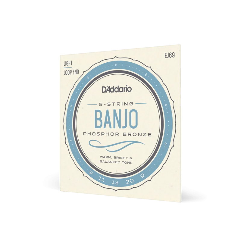 Banjo 5-String Set – Phosphor Bronze Light Loop End