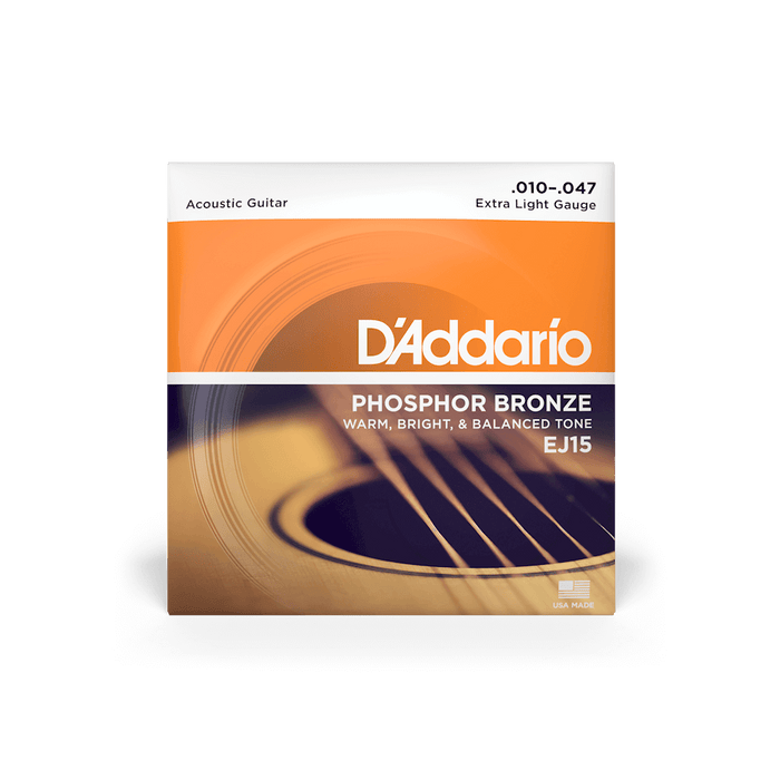 D'addario Acoustic Guitar String Set - 10-47 Extra Light