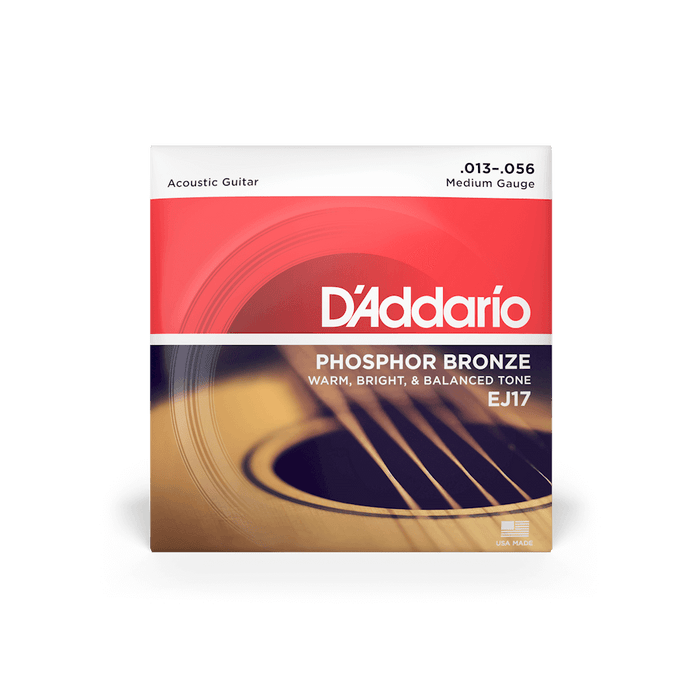 D'addario Acoustic Guitar String Set - 13-56 Medium