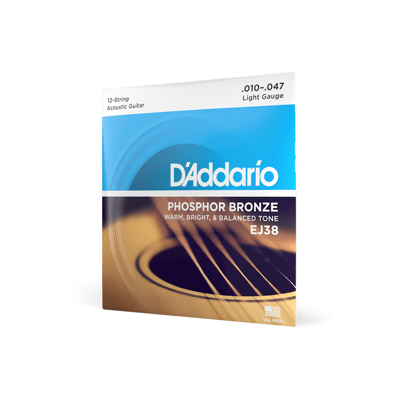 D'addario 12-String Acoustic Guitar String Set - 10-47 Light