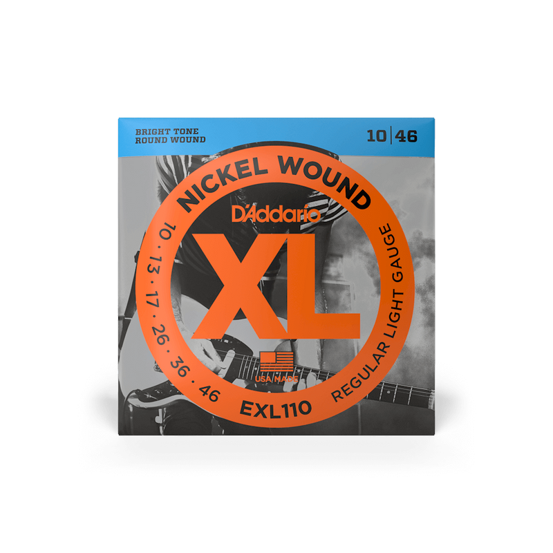 D'addario XL Nickel Wound Electric Guitar Strings - 10-46 Regular Light
