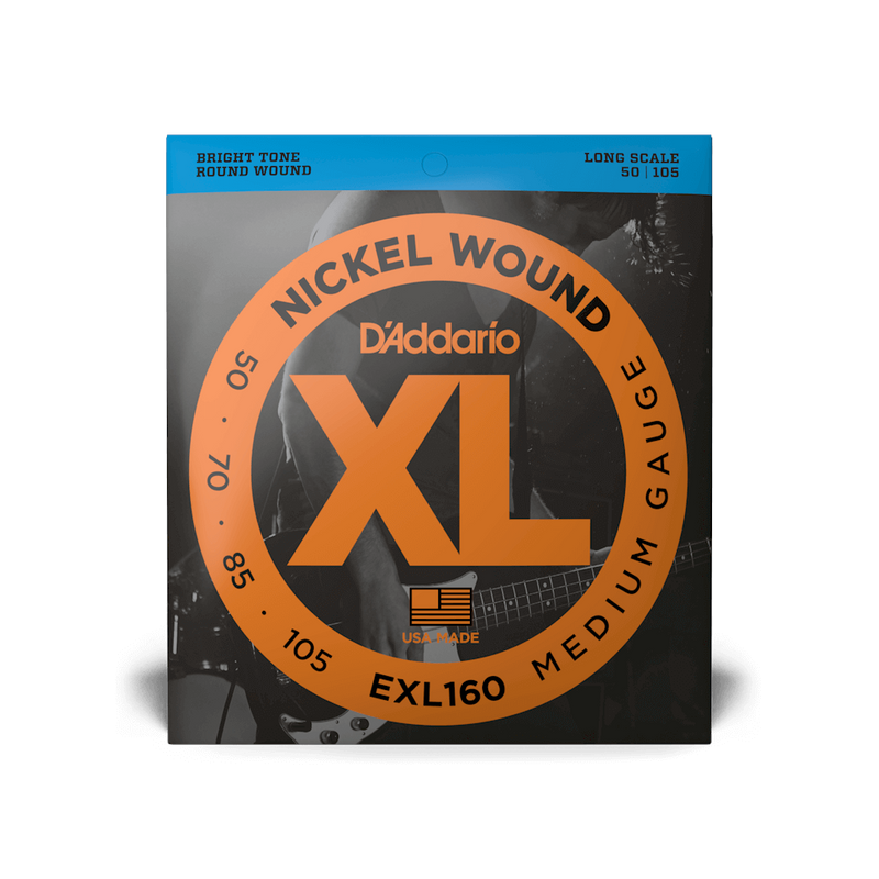 D'addario Bass Guitar String Set - 50/105 Medium Long Scale