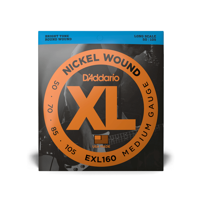 D'addario Bass Guitar String Set - 50/105 Medium Long Scale