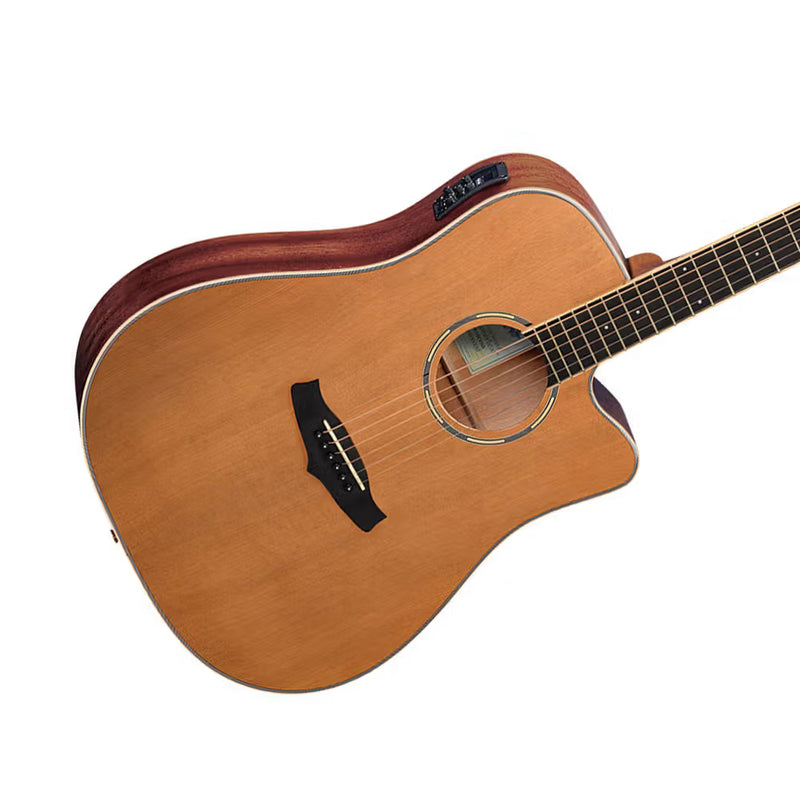 Tanglewood Winterleaf Pro Dreadnought Cutaway & Electric (pickup w/ tuner) - Natural Satin