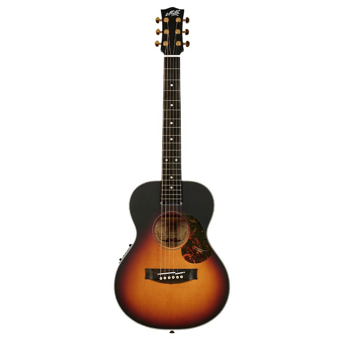 Maton Mini Troubadour Acoustic Electric Guitar - Tobacco Sunburst