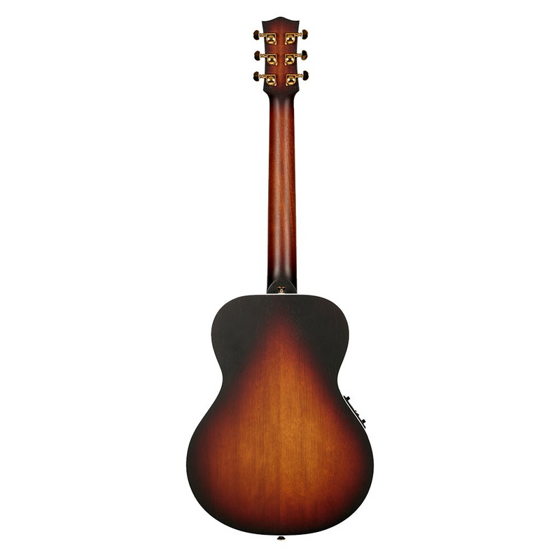 Maton Mini Troubadour Acoustic Electric Guitar - Tobacco Sunburst