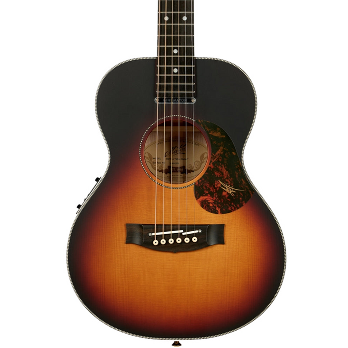 Maton Mini Troubadour Acoustic Electric Guitar - Tobacco Sunburst
