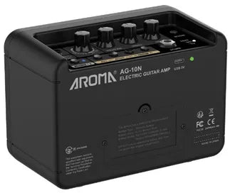 Aroma AG-10N 8W Rechargeable Electric Guitar Amplifier with Drum Machine & Bluetooth