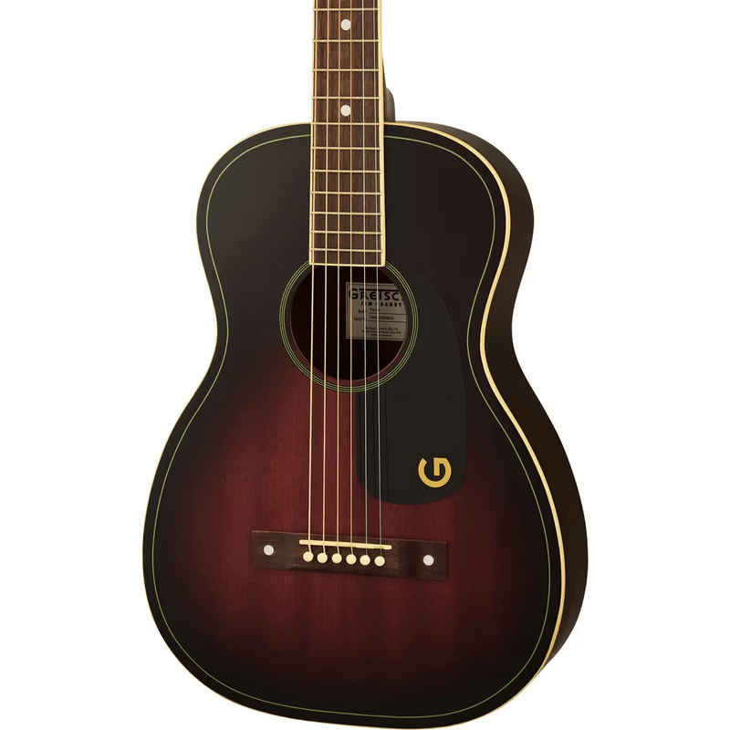 Jim Dandy™ Parlor Walnut Fingerboard Black Pickguard Deep Cherry Burst