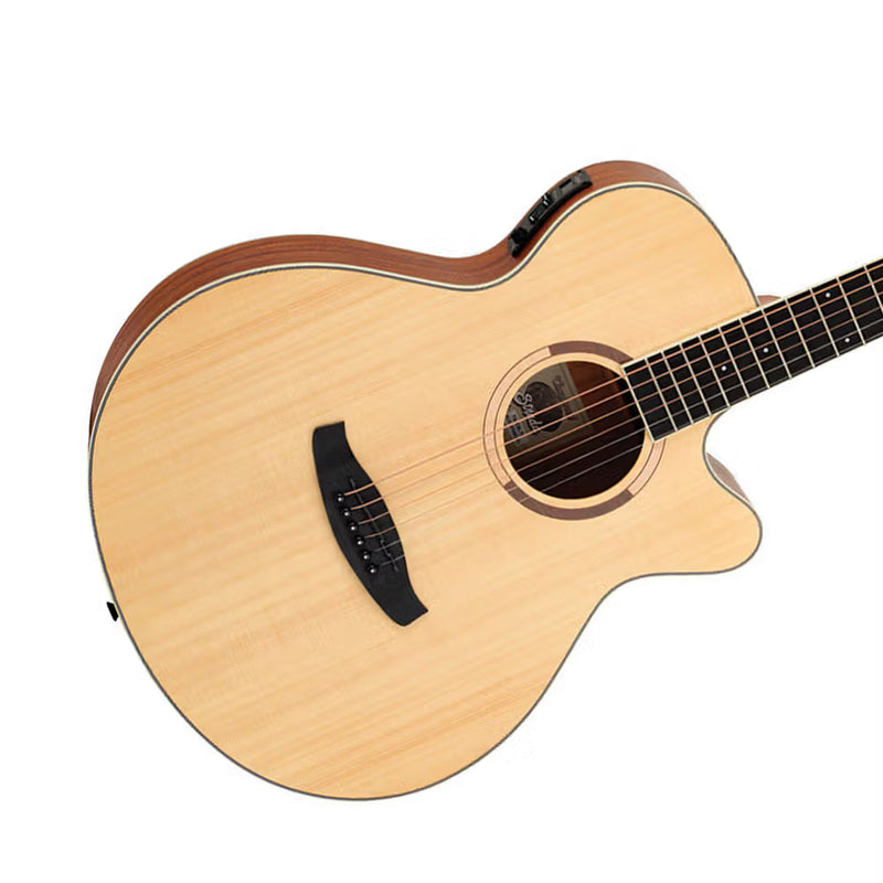 Tanglewood TS4-CE Strada SuperFolk Acoustic Guitar with Pickup - Mahogany