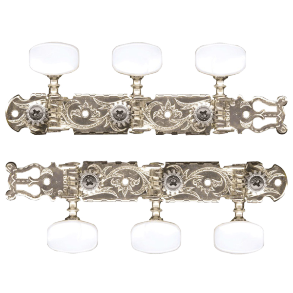 Gotoh Classical Guitar Machine Heads (3-a-side, 35mm, Nickel)