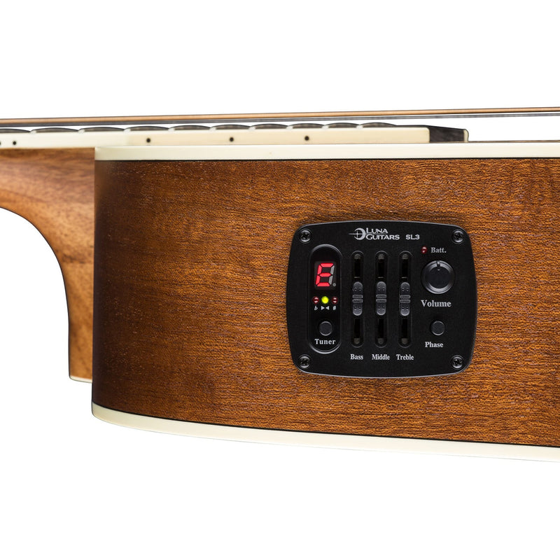 Luna Henna Paradise Acoustic / Electric Guitar