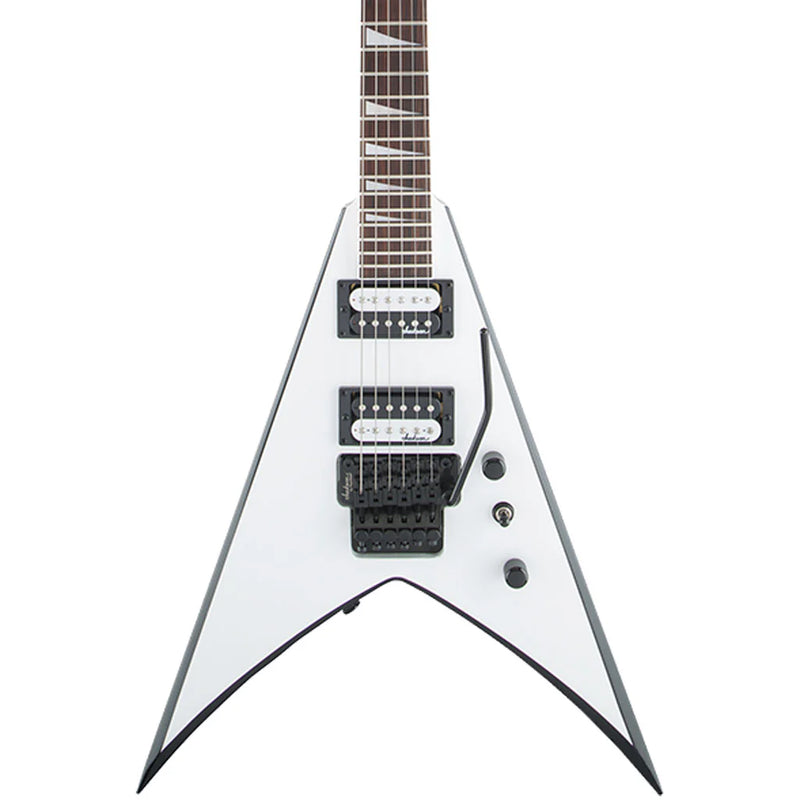 Jackson JS Series King V JS32 - White with Black Bevels