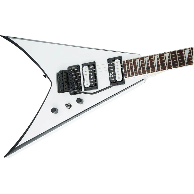 Jackson JS Series King V JS32 - White with Black Bevels
