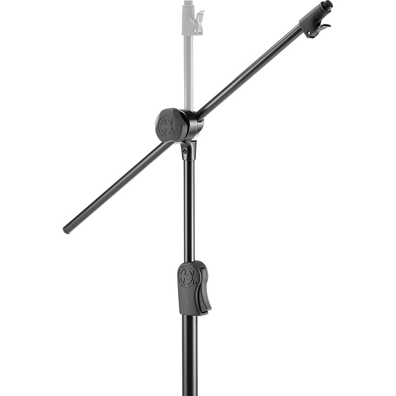 Hercules MS533B EZ Clutch Microphone Stand with Hideaway Boom