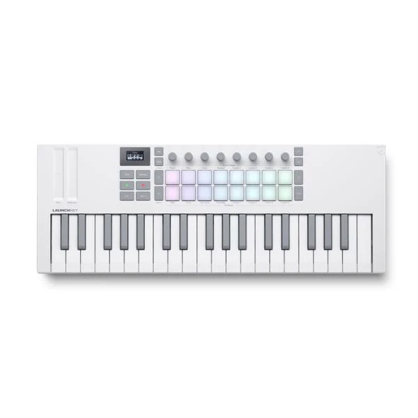 Novation Launchkey Mini 37 Mk4 Midi Controller - White Edition